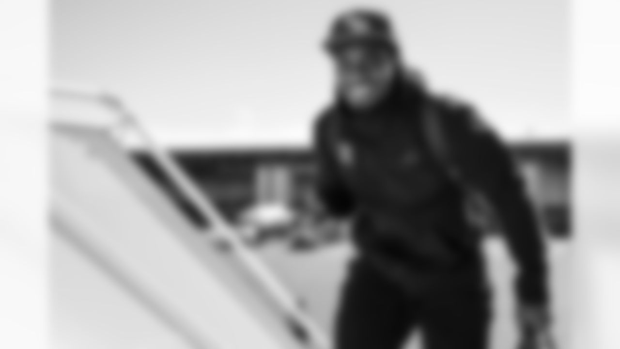 TAMPA, FL - December 20, 2025 - The Tampa Bay Buccaneers depart before the Week 16 game against the Carolina Panthers. Photo By Tori Richman/Tampa Bay Buccaneers