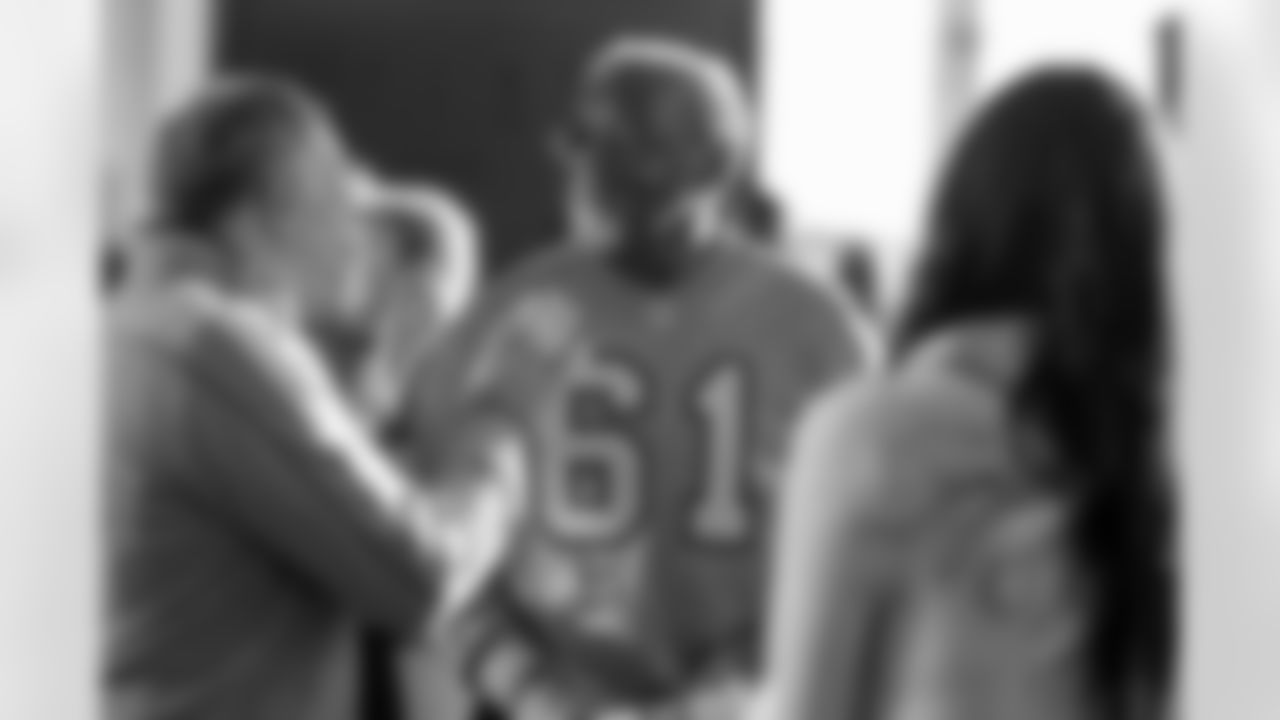 TAMPA, FL - December 11, 2025 - The 1976 Tampa Bay Buccaneers team reunion in the Hyundai Club at Raymond James Stadium. Photo By Mike Carlson/Tampa Bay Buccaneers