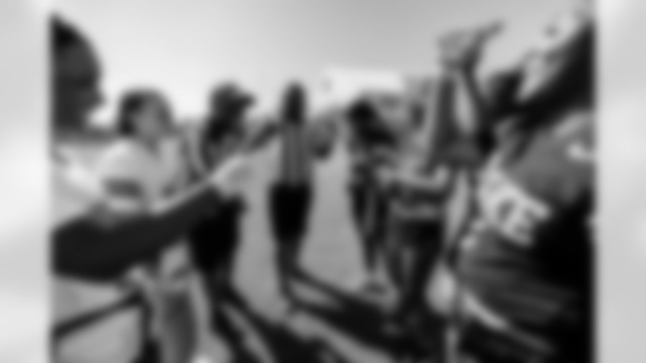 TAMPA, FL - February 14, 2026 - The 2026 Girls Flag Football Preseason Classic. Photo By Doug DeFelice/Tampa Bay Buccaneers