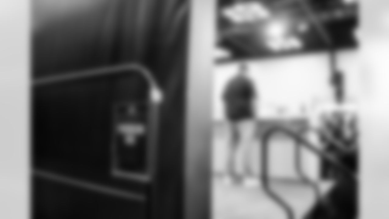 INDIANAPOLIS, IN - February 24, 2026 - General Manager Jason Licht during Media Day at the 2026 NFL Combine. Photo By Tori Richman/Tampa Bay Buccaneers