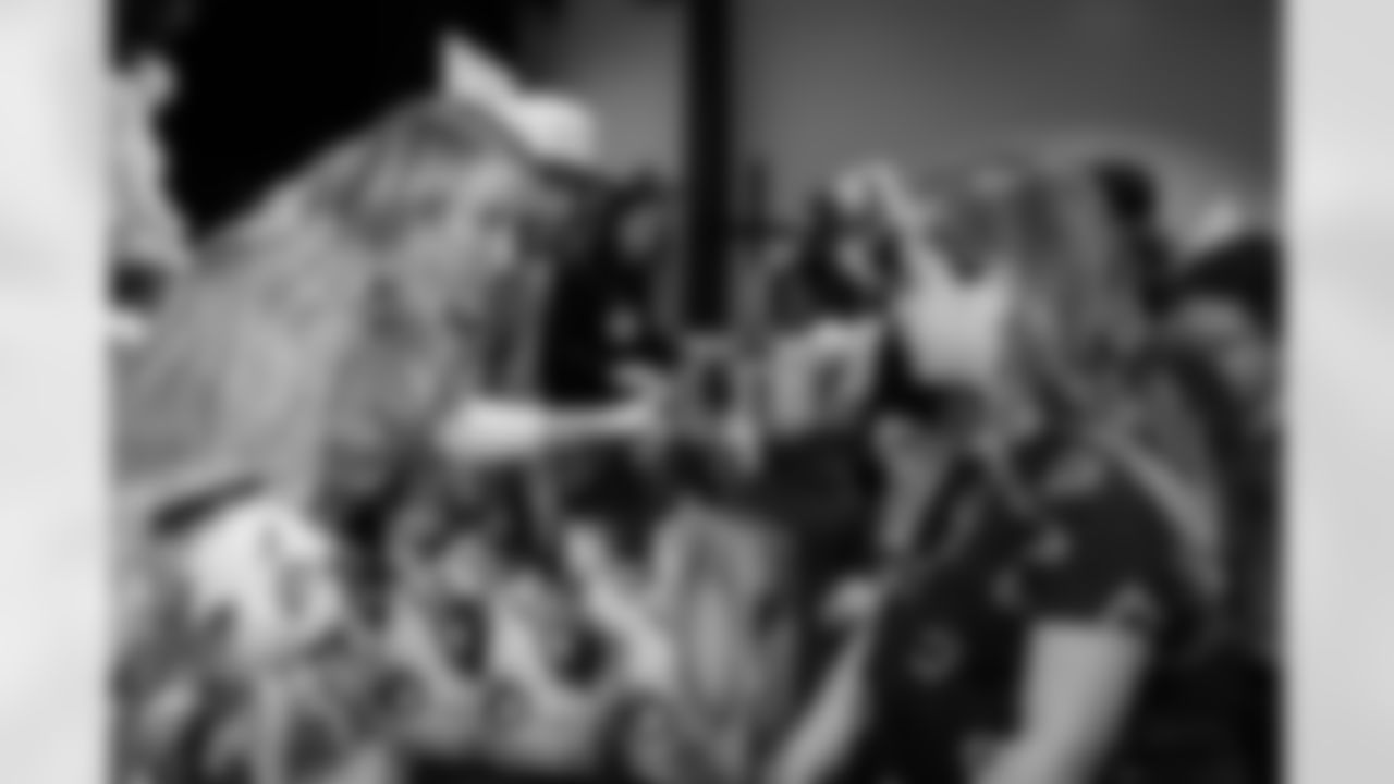 TAMPA, FL - December 16, 2025 - The Baker and Emily Mayfield Foundation's annual 'Passing The Joy' event. Photo By Doug DeFelice/Tampa Bay Buccaneers