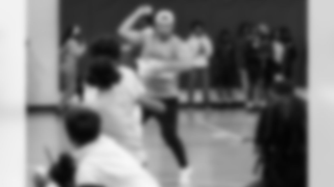 TAMPA, FL - December 16, 2025 - The Baker and Emily Mayfield Foundation's annual 'Passing The Joy' event. Photo By Doug DeFelice/Tampa Bay Buccaneers