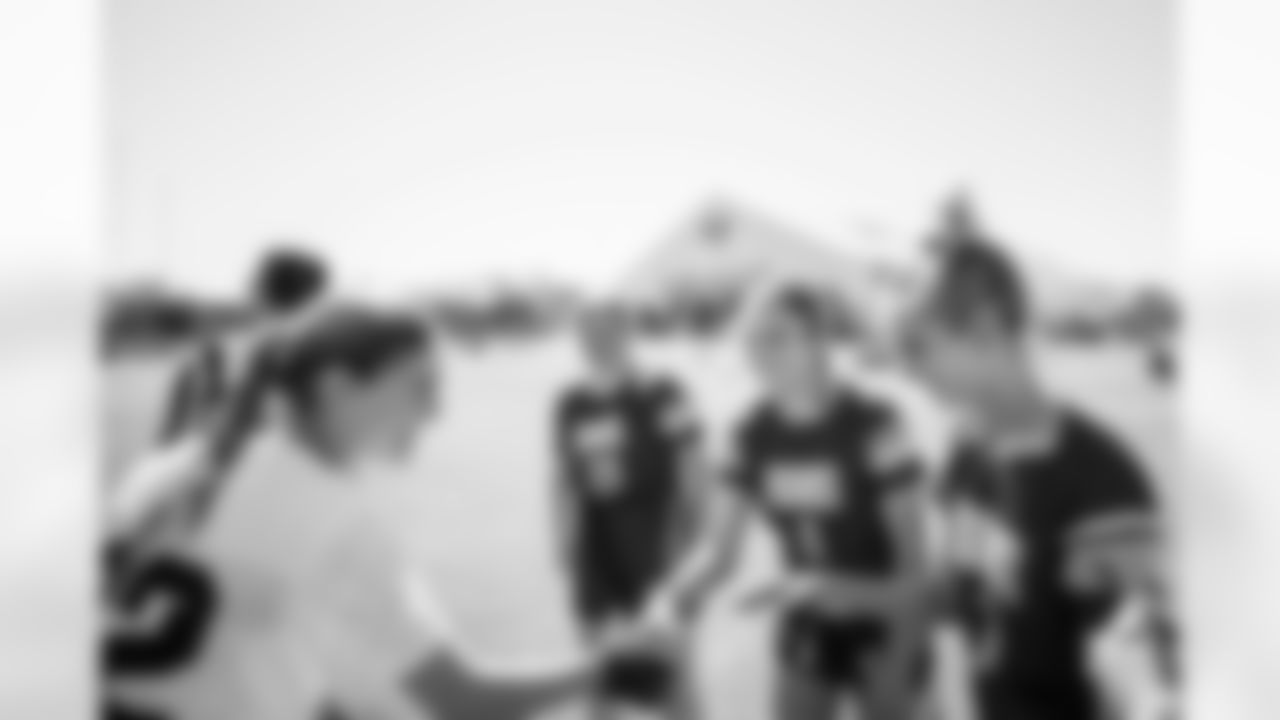 TAMPA, FL - February 10, 2026 - The 2026 Girls Flag Football Preseason Classic at AdventHealth Training Center. Photo By Tori Richman/Tampa Bay Buccaneers