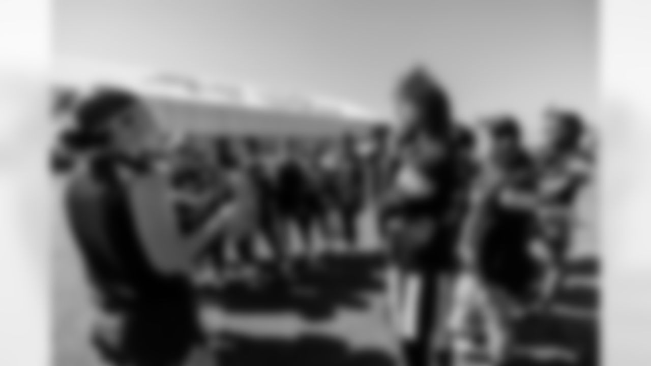 TAMPA, FL - February 14, 2026 - The 2026 Girls Flag Football Preseason Classic. Photo By Doug DeFelice/Tampa Bay Buccaneers