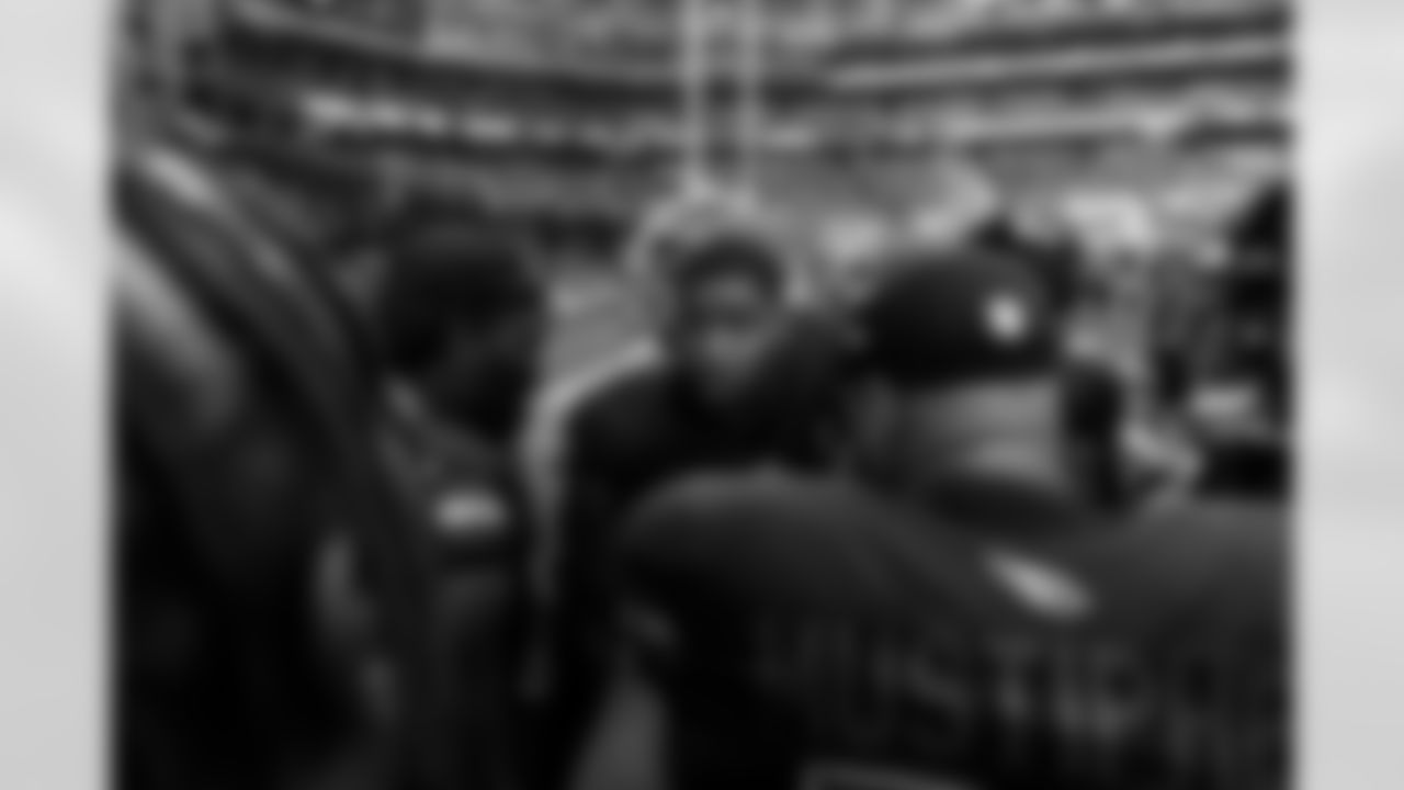 Arizona Cardinals defensive lineman Calais Campbell (93) , Arizona Cardinals defensive lineman Darius Robinson (56) and Arizona Cardinals defensive lineman PJ Mustipher (79) during the Week 11 regular season game between the Arizona Cardinals and the San Francisco 49ers on Sunday, Nov. 16, 2025 at State Farm Stadium.