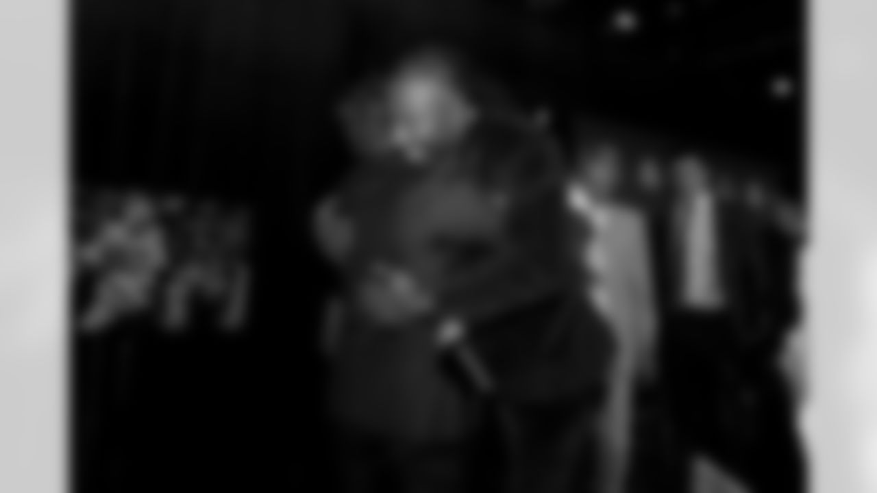 2026 Pro Football Hall of Fame inductee and former Arizona Cardinals wide receiver Larry Fitzgerald during NFL Honors at the Palace of Fine Arts on Thursday, Feb. 5, 2026 in San Francisco, CA.