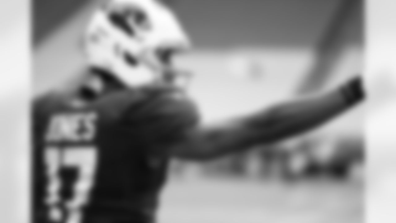 Arizona Cardinals wide receiver Zay Jones (17) during 2025 Training Camp on Wednesday, Aug. 6, 2025 at State Farm Stadium.