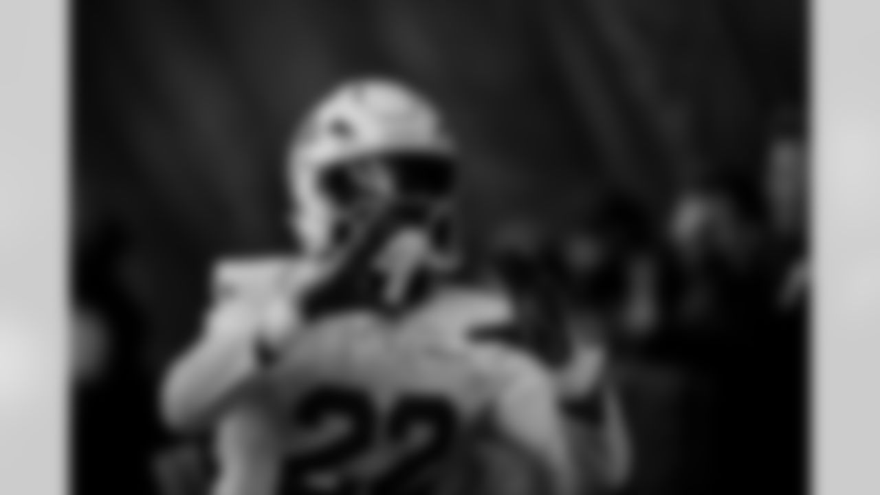 Arizona Cardinals running back Michael Carter (22) during practice at the Dignity Health Training Facility on Thursday, Dec. 25, 2025 in Tempe, AZ.