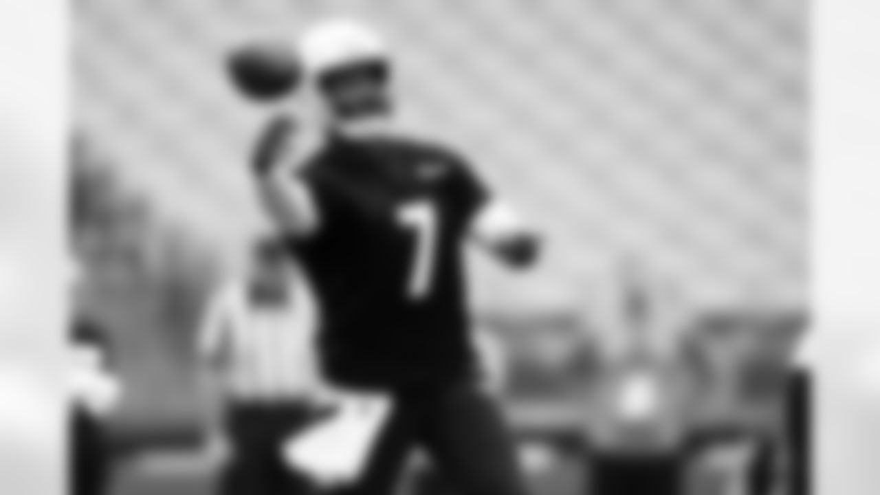 Arizona Cardinals quarterback Jacoby Brissett (7) during 2025 Training Camp on Sunday, July 27, 2025 at State Farm Stadium.