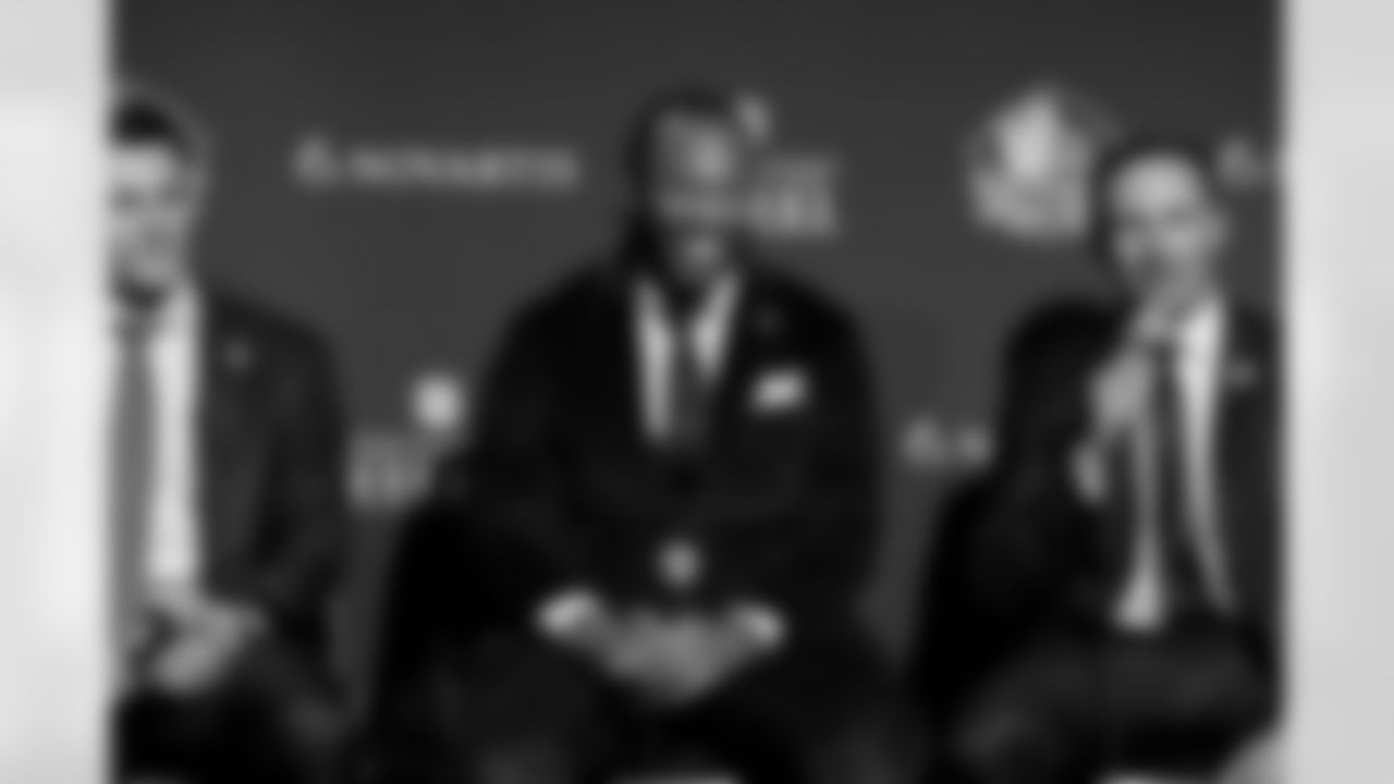 2026 Pro Football Hall of Fame inductee and former Arizona Cardinals wide receiver Larry Fitzgerald during NFL Honors at the Palace of Fine Arts on Thursday, Feb. 5, 2026 in San Francisco, CA.