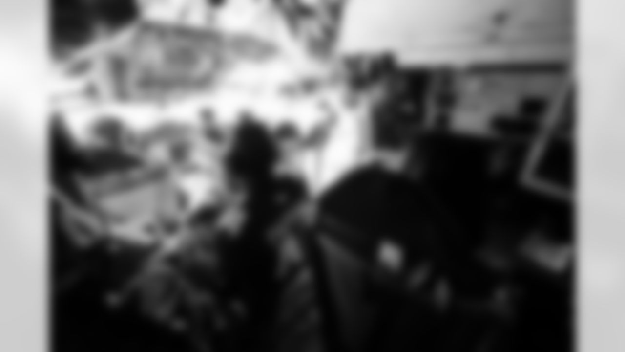 The Arizona Cardinals host TAPS, the Pat Tillman Foundation, Cox Charities, Folds of Honor, and civics educators on a KC-135 Stratotanker incentive flight featuring in-air refueling at Goldwater Air National Guard Base on Tuesday, Dec. 2, 2025 in Phoenix, AZ.