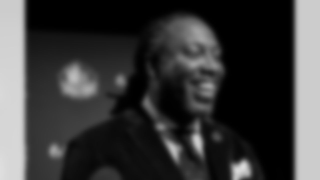 2026 Pro Football Hall of Fame inductee and former Arizona Cardinals wide receiver Larry Fitzgerald during NFL Honors at the Palace of Fine Arts on Thursday, Feb. 5, 2026 in San Francisco, CA.