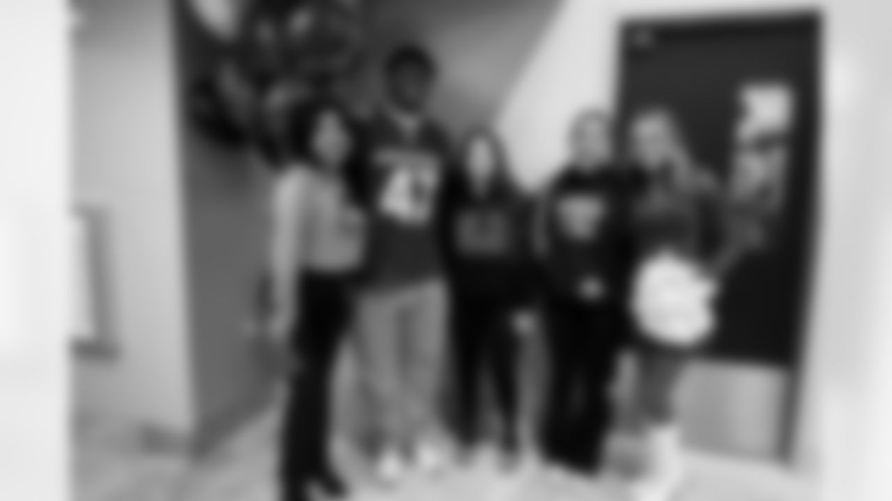 The Arizona Cardinals and Desert Financial Credit Union host a holiday shopping event at Scheel's on Tuesday, Dec. 9, 2025 in Chandler, AZ.