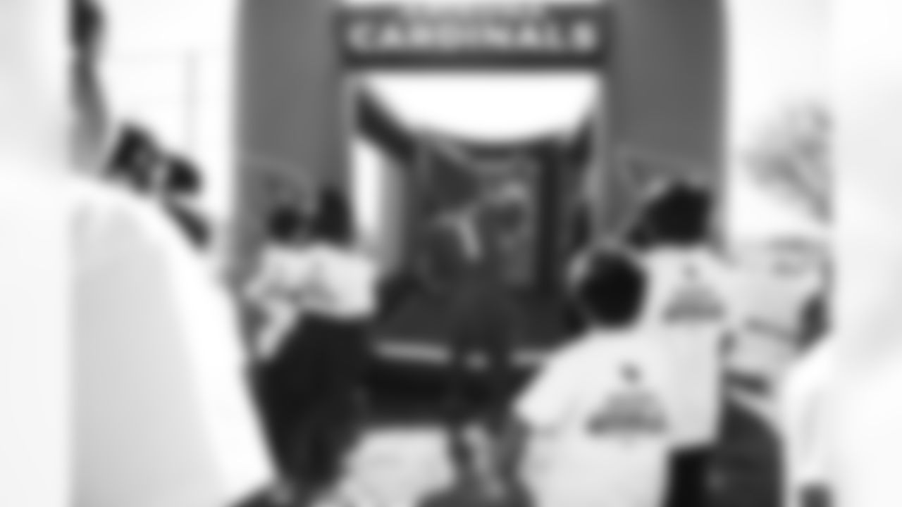 The Arizona Cardinals and the Boys & Girls Club at Gila River host a Youth Football Camp at the Boys & Girls Club on Tuesday, Nov. 11, 2025 in Laveen Village, AZ.