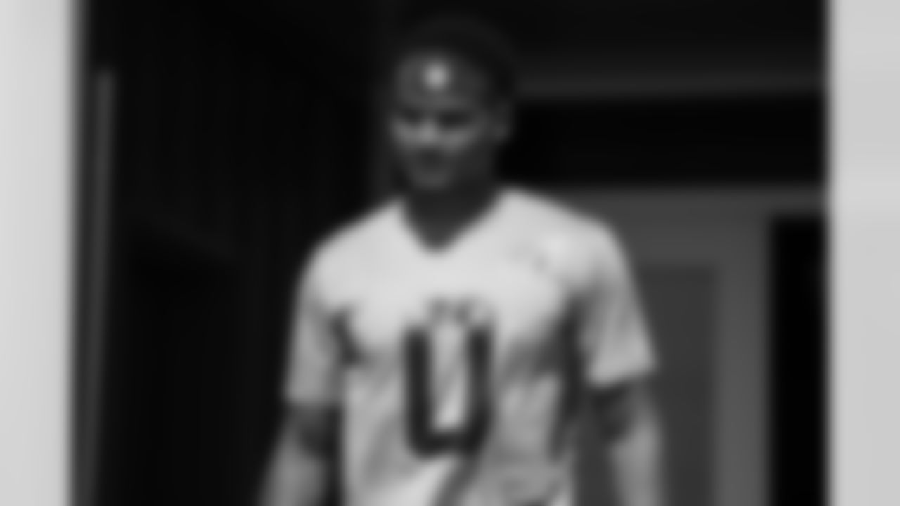 Arizona Cardinals cornerback Will Johnson (0) during the 2025 Rookie Minicamp at the Dignity Health Training Facility on Friday, May 9, 2025 in Tempe, AZ.