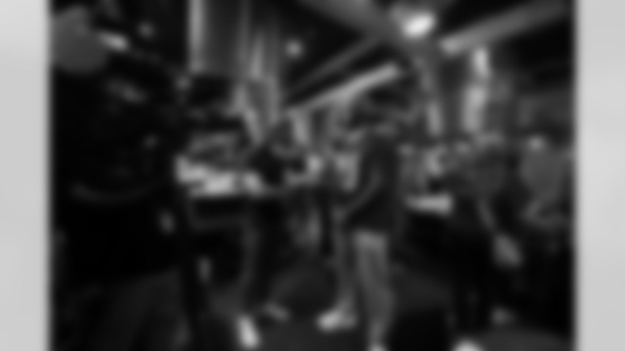 The Arizona Cardinals host veterans, members from the Pat Tillman Foundation, Civics leaders, and TAPS members at Benihana to honor those who serve on Monday, Nov. 10, 2025 in Tempe, AZ.