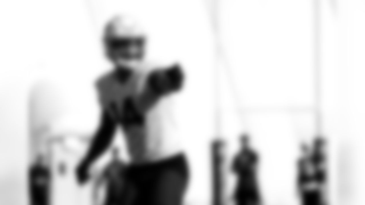 Arizona Cardinals wide receiver Michael Wilson (14) during practice at the Dignity Health Training Facility on Thursday, Dec. 18, 2025 in Tempe, AZ.