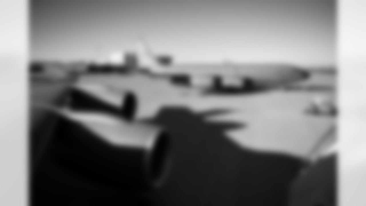 The Arizona Cardinals host TAPS, the Pat Tillman Foundation, Cox Charities, Folds of Honor, and civics educators on a KC-135 Stratotanker incentive flight featuring in-air refueling at Goldwater Air National Guard Base on Tuesday, Dec. 2, 2025 in Phoenix, AZ.