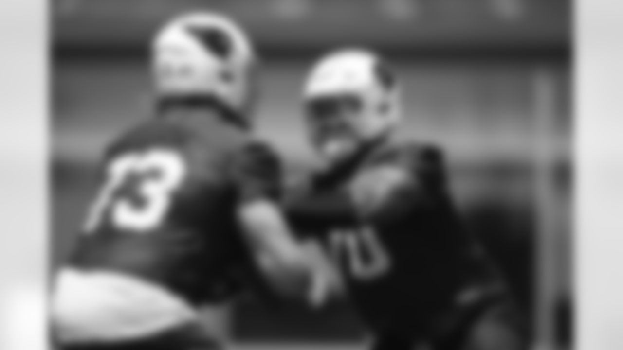 Arizona Cardinals offensive lineman Paris Johnson Jr. (70) during 2024 OTA's Tuesday, May 21, 2024 in Tempe, AZ.