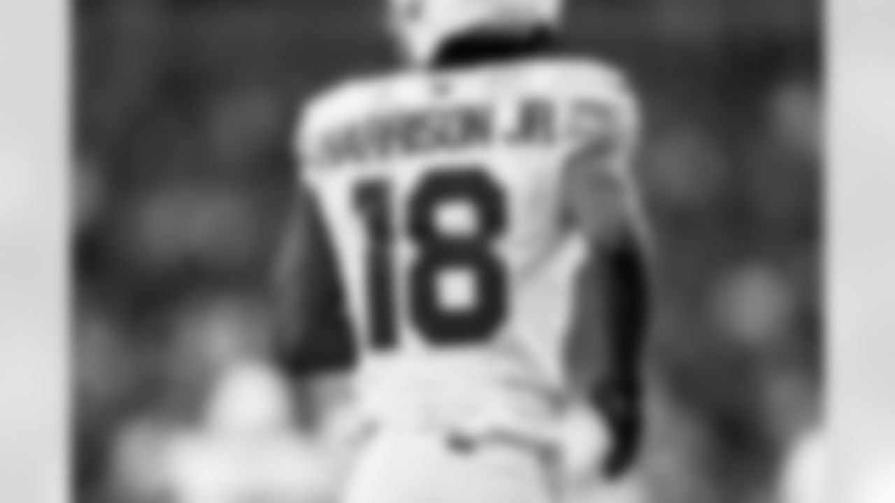 Arizona Cardinals wide receiver Marvin Harrison Jr. (18) during the Week 15 regular season game between the Arizona Cardinals and the New England Patriots on Sunday, Dec 15, 2024 at State Farm Stadium.