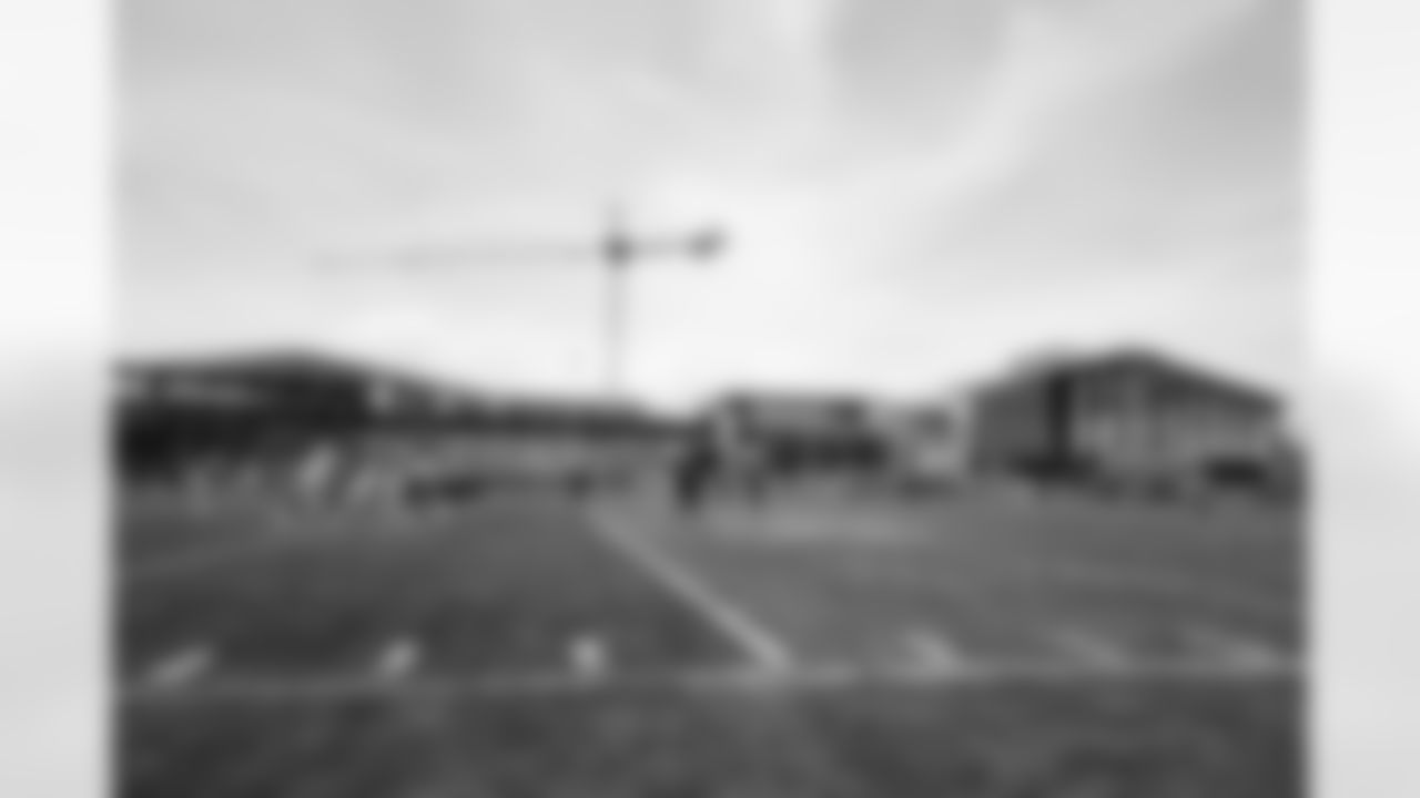 The Arizona Cardinals during practice before the Week 2 preseason game between the Arizona Cardinals and the Denver Broncos on Thursday, Aug. 14, 2025 in Englewood, CO.