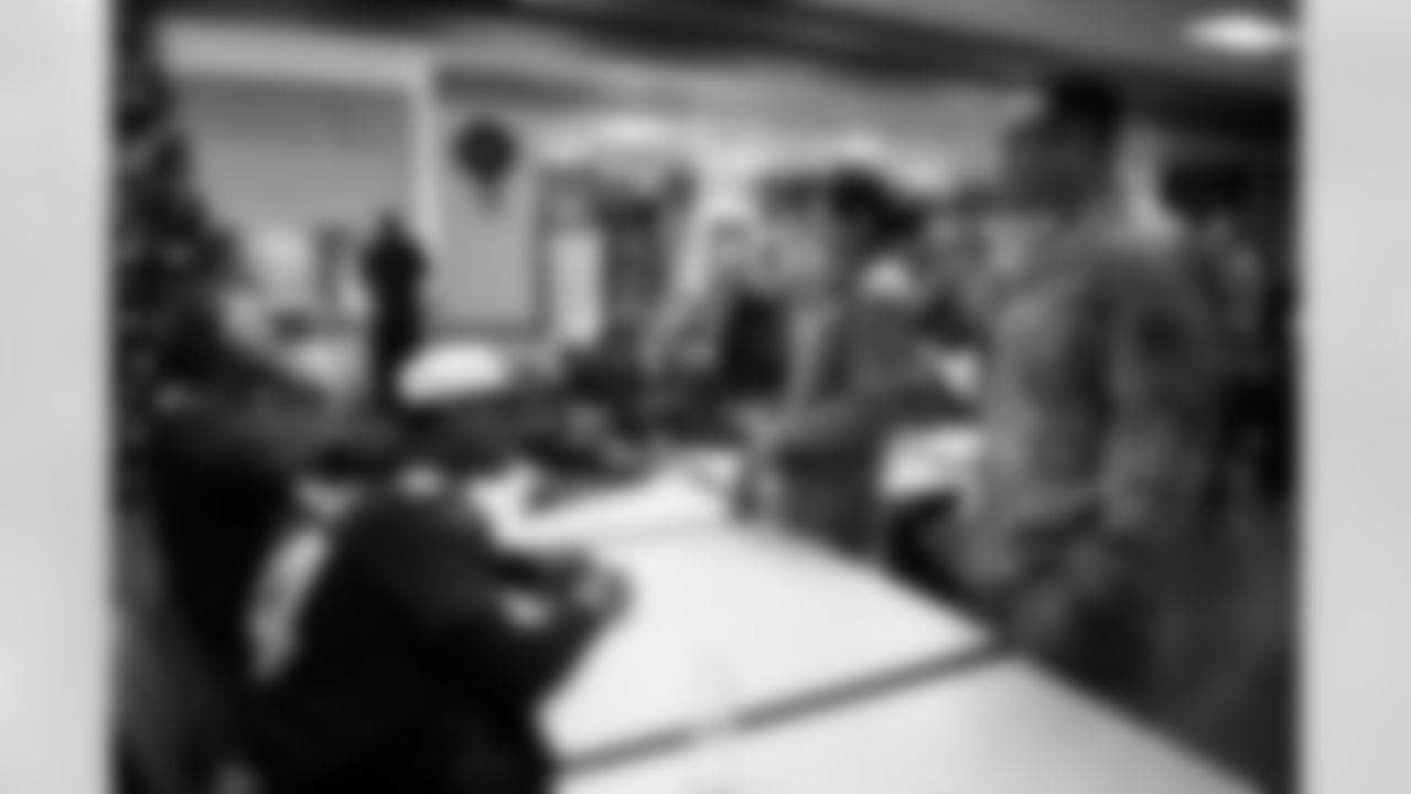 The Arizona Cardinals host TAPS, the Pat Tillman Foundation, Cox Charities, Folds of Honor, and civics educators on a KC-135 Stratotanker incentive flight featuring in-air refueling at Goldwater Air National Guard Base on Tuesday, Dec. 2, 2025 in Phoenix, AZ.