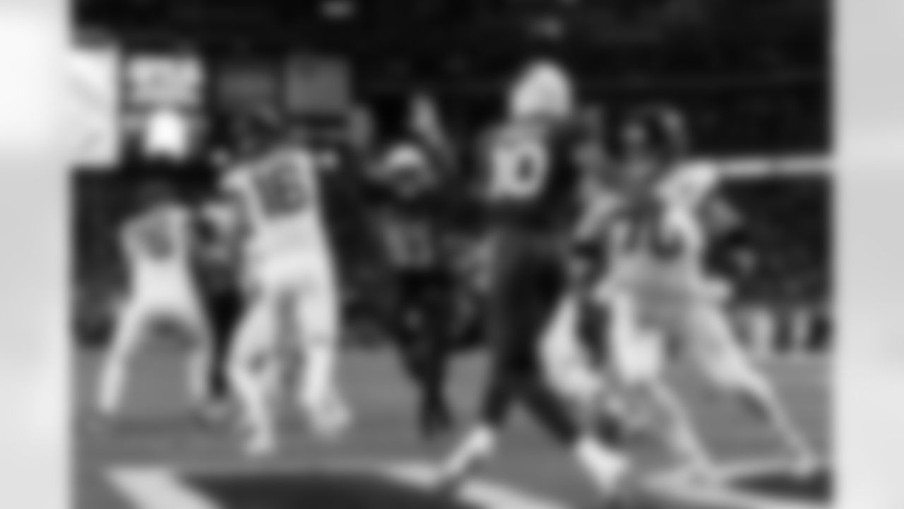 Arizona Cardinals defensive lineman Calais Campbell (93) during the Week 12 regular season game between the Arizona Cardinals and the Jacksonville Jaguars on Sunday, Nov. 23, 2025 at State Farm Stadium.