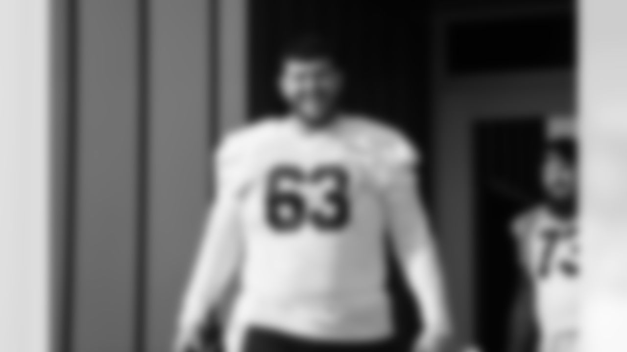 Arizona Cardinals offensive lineman Trystan Colon (63) during practice at the Dignity Health Training Facility on Thursday, December 12, 2024 in Tempe, AZ.