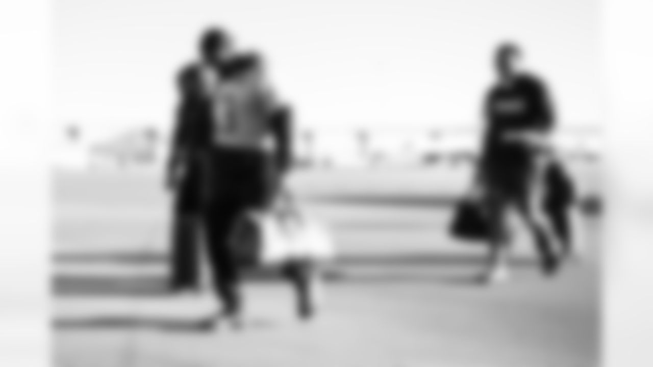 Arizona Cardinals safety Budda Baker (3) travels to Tampa before the Week 13 regular season game against the Tampa Bay Buccaneers on Saturday, Nov. 29, 2025 in Phoenix, AZ.