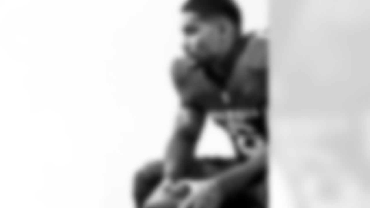Arizona Cardinals running back James Conner (6) during 2025 Media Day on Monday, June 9, 2025 in Tempe, AZ.