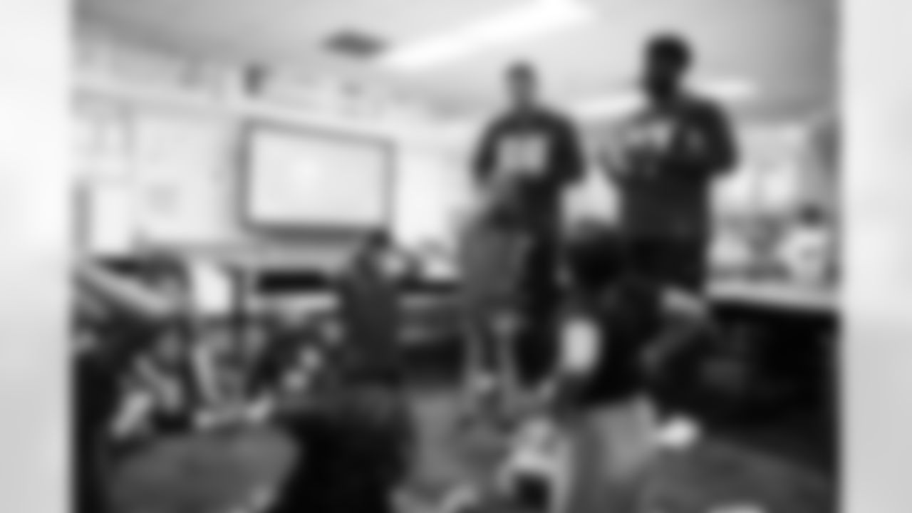 The Arizona Cardinals 2025 Rookie Class visits Adams Elementary School for a school takeover by on Friday, May 16, 2025 in Mesa, AZ.
