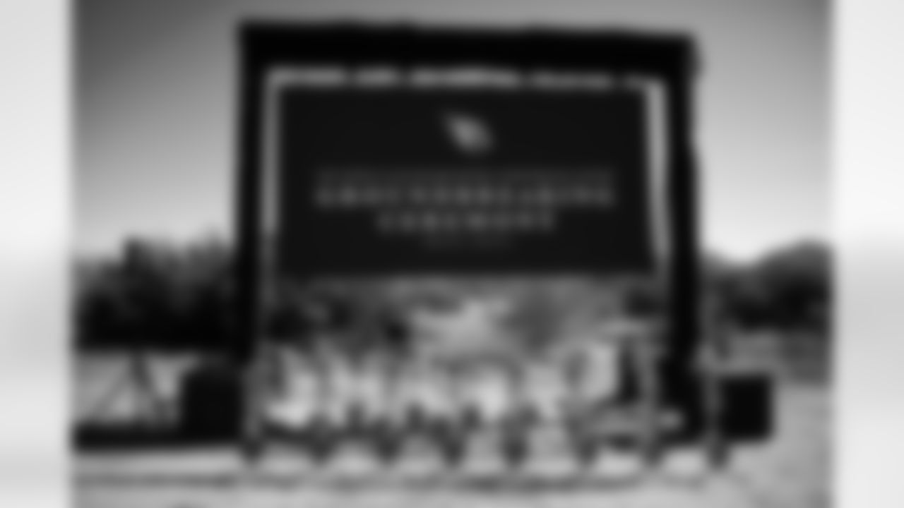 The Arizona Cardinals host a groundbreaking ceremony for their new performance center at Paradise Ridge on Thursday, Feb. 19, 2026 in Phoenix, AZ.