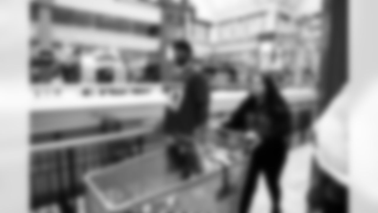 The Arizona Cardinals and Desert Financial Credit Union host a holiday shopping event at SCHEELS Chandler on Tuesday, Dec. 9, 2025 in Chandler, AZ.