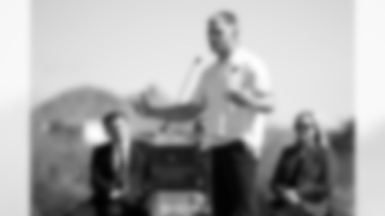 The Arizona Cardinals host a groundbreaking ceremony for their new performance center at Paradise Ridge on Thursday, Feb. 19, 2026 in Phoenix, AZ.