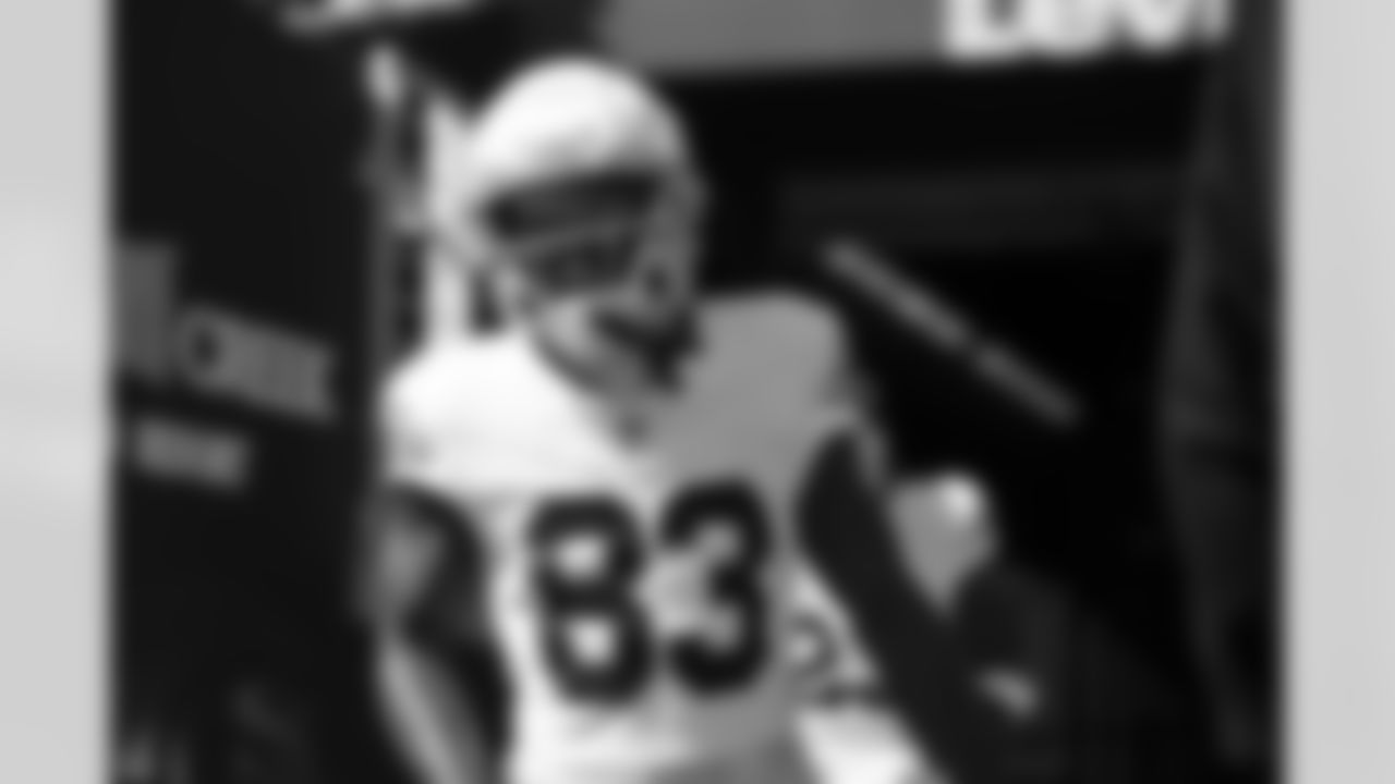 Arizona Cardinals wide receiver Greg Dortch (83) during the Week 4 regular season game between the Arizona Cardinals and the San Francisco 49ers on Sunday, Oct 1, 2023 in Santa Clara, CA.