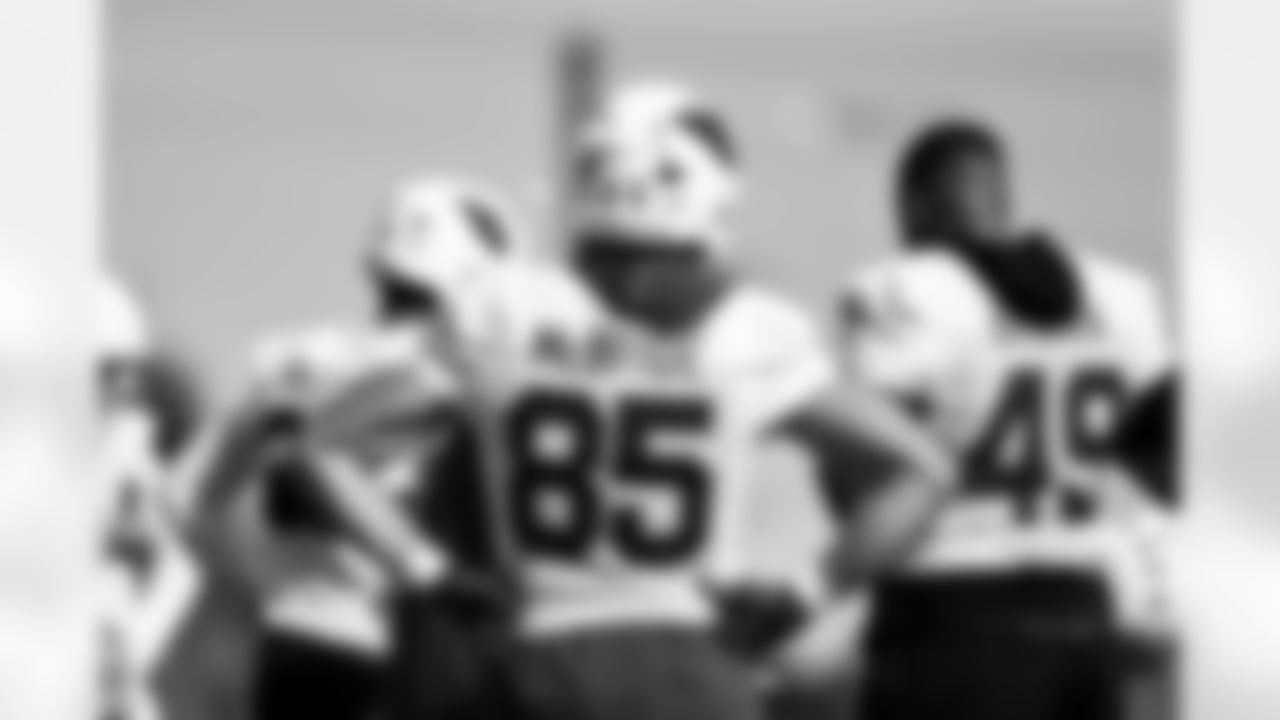 Arizona Cardinals tight end Trey McBride (85) during practice at the Dignity Health Training Facility on Wednesday, Nov. 26, 2025 in Tempe, AZ.