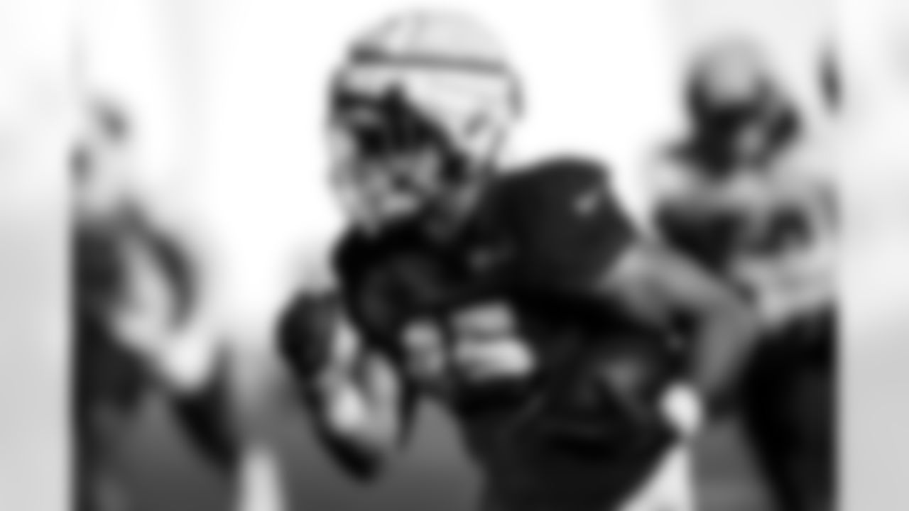 Arizona Cardinals tight end Josiah Deguara (45) during practice at the Dignity Health Training Facility on Thursday, Dec. 4, 2025 in Tempe, AZ.