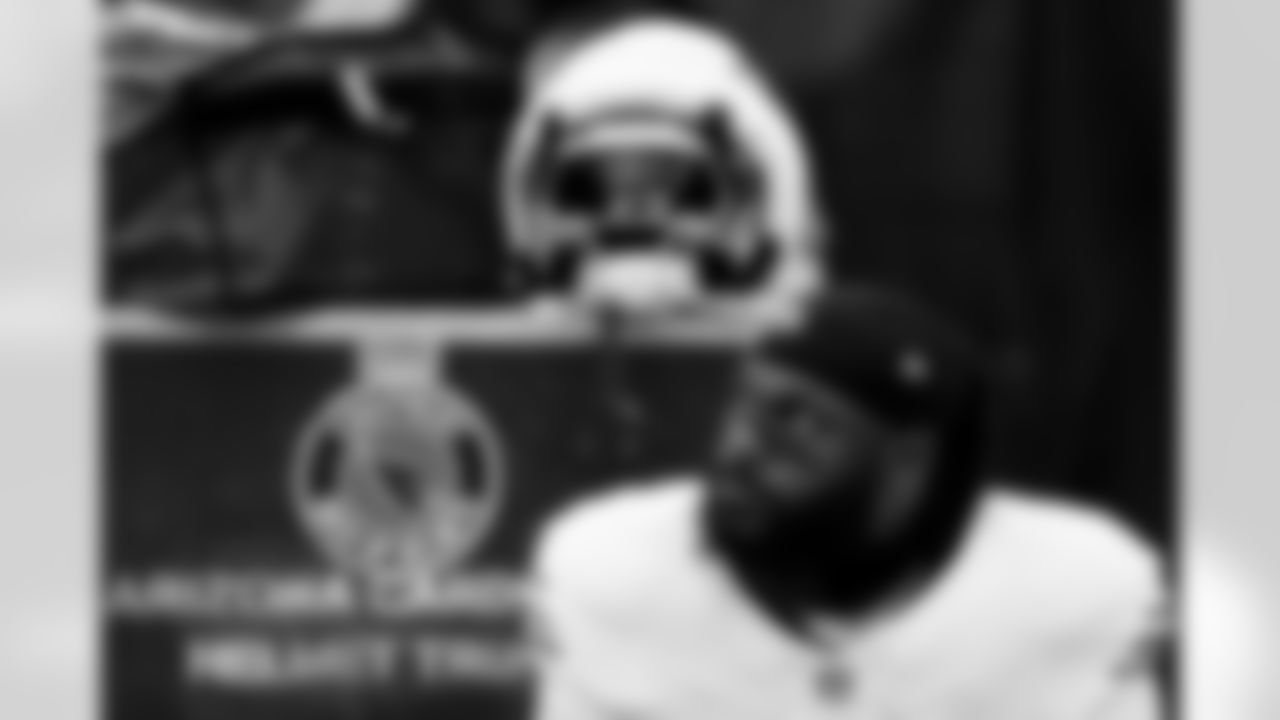 Arizona Cardinals linebacker Baron Browning (5) during the Week 15 regular season game between the Arizona Cardinals and the Houston Texans on Sunday, Dec. 14, 2025 in Houston, TX.