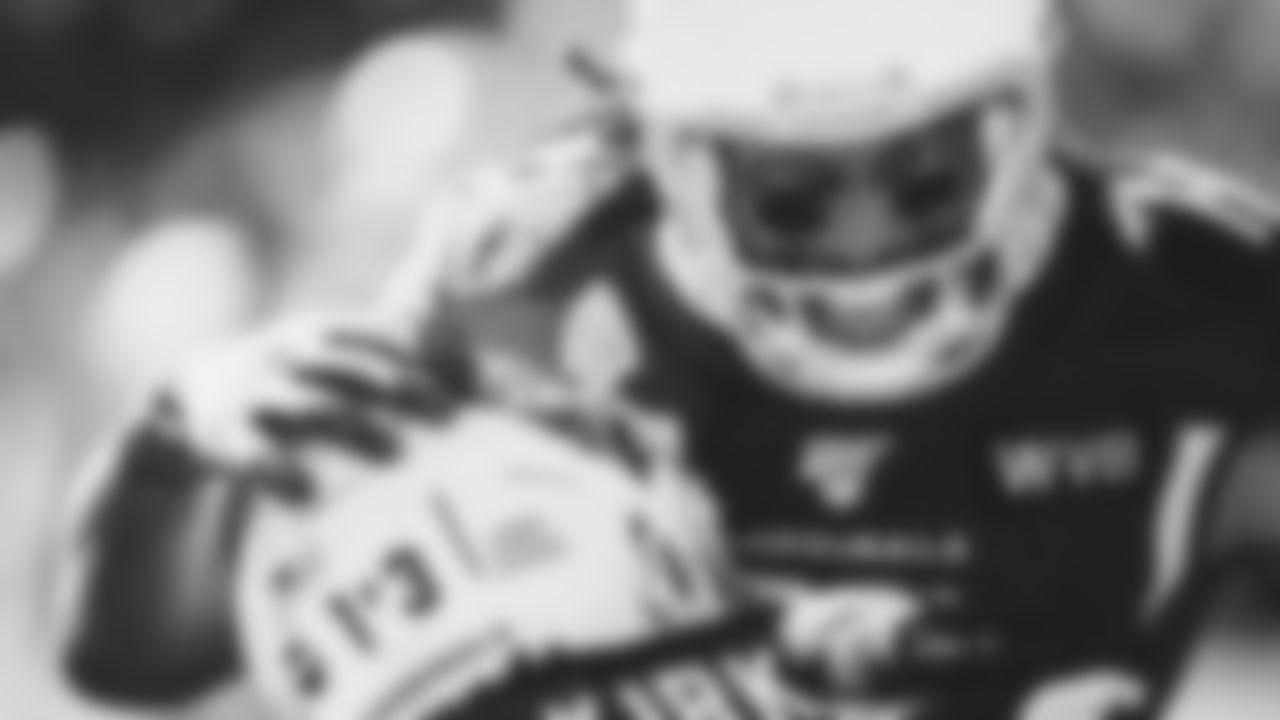 Larry Fitzgerald and Christian Kirk celebrate a touchdown in 2019.