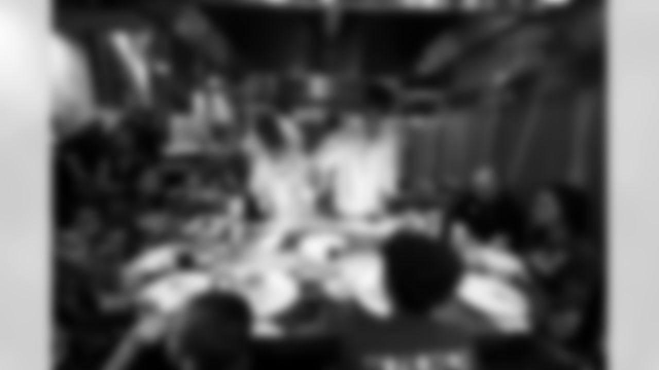 The Arizona Cardinals host veterans, members from the Pat Tillman Foundation, Civics leaders, and TAPS members at Benihana to honor those who serve on Monday, Nov. 10, 2025 in Tempe, AZ.