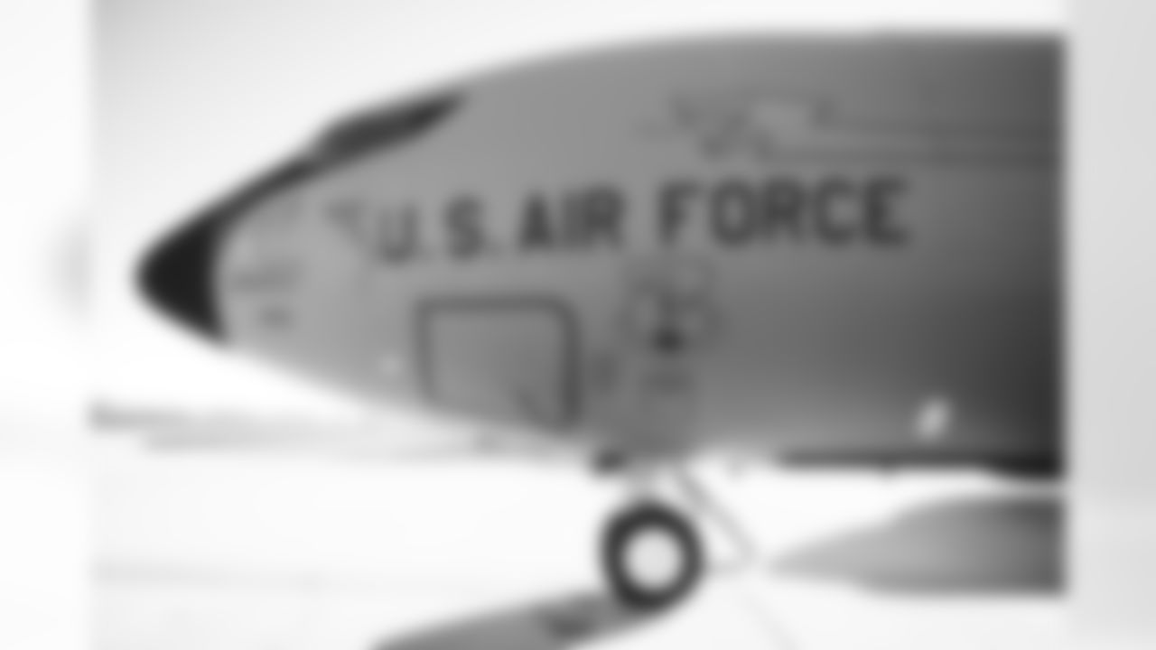 The Arizona Cardinals host TAPS, the Pat Tillman Foundation, Cox Charities, Folds of Honor, and civics educators on a KC-135 Stratotanker incentive flight featuring in-air refueling at Goldwater Air National Guard Base on Tuesday, Dec. 2, 2025 in Phoenix, AZ.