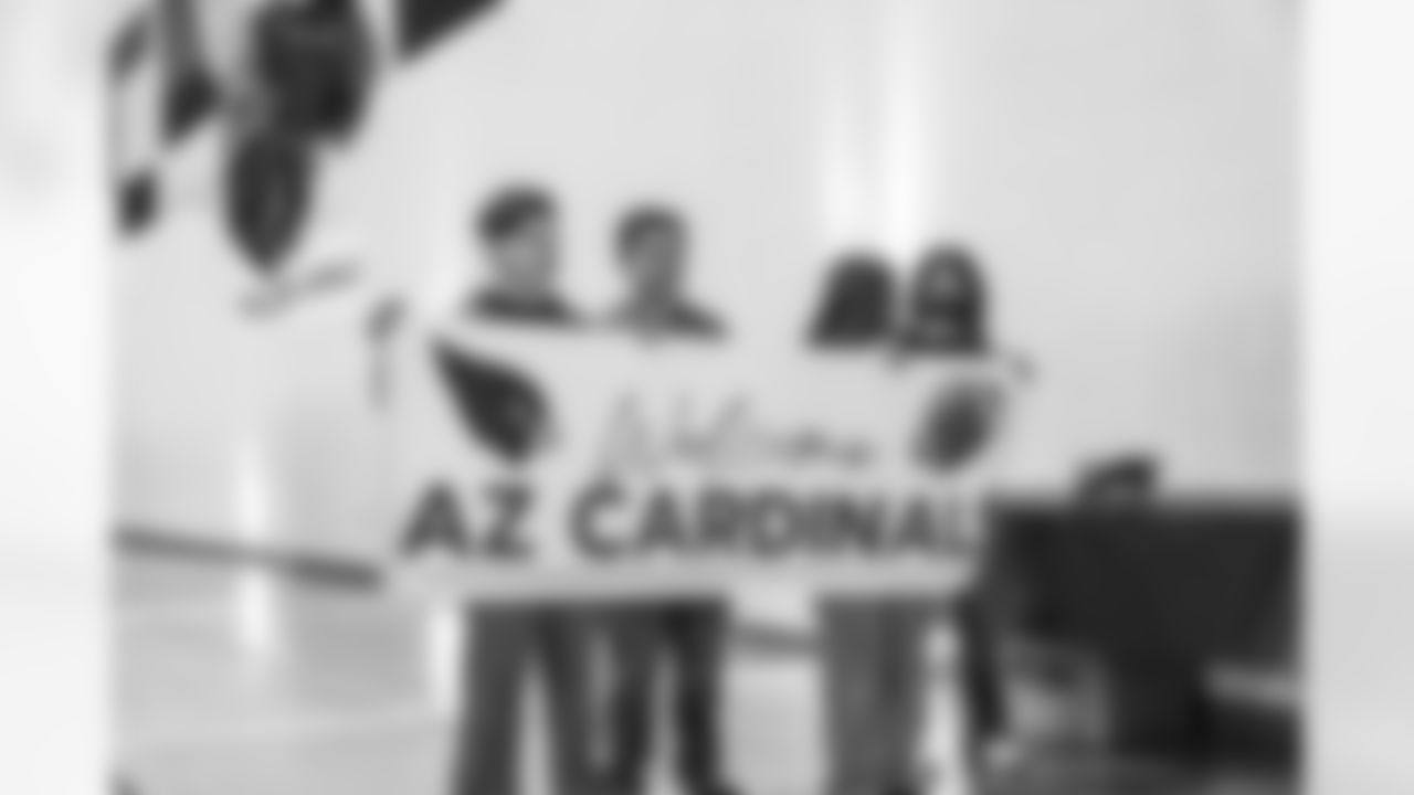 The Arizona Cardinals participate in the 8th annual Tackle Reading Day at Canyon Breeze Elementary on Friday, Mar 1, 2024 in Avondale, AZ.