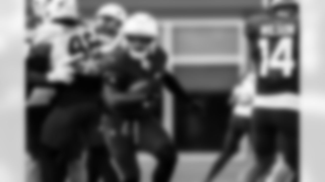 Arizona Cardinals wide receiver Greg Dortch (4) during practice at the Dignity Health Training Facility on Thursday, Nov. 20, 2025 in Tempe, AZ.