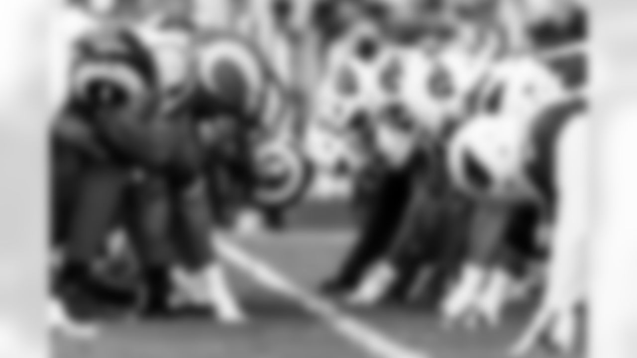 Arizona Cardinals defensive lineman Calais Campbell (93) during the Week 14 regular season game between the Arizona Cardinals and the Los Angeles Rams on Sunday, Dec. 7, 2025 at State Farm Stadium.