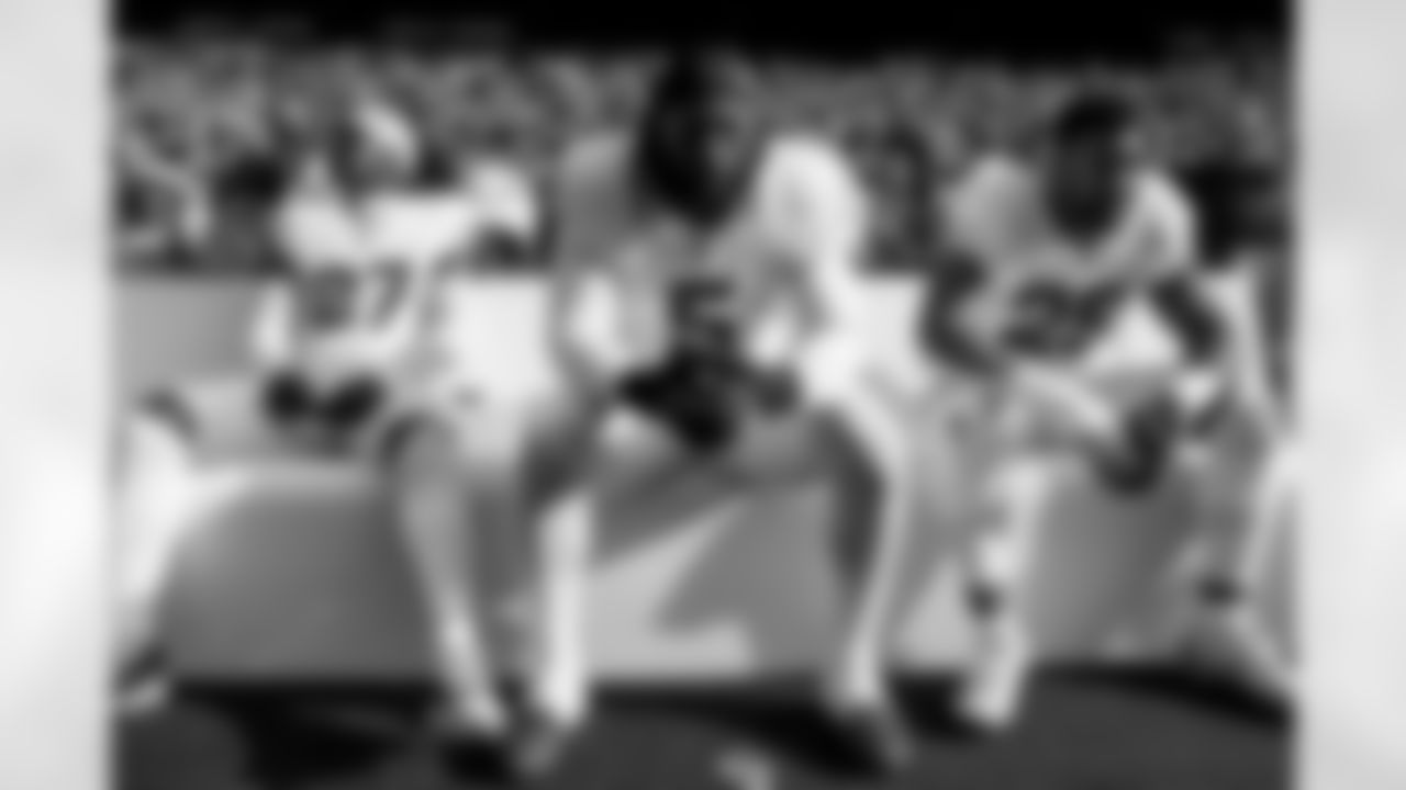 Arizona Cardinals linebacker Baron Browning (5) during the Week 10 regular season game between the Arizona Cardinals and the Seattle Seahawks on Sunday, Nov. 9, 2025 in Seattle, WA.