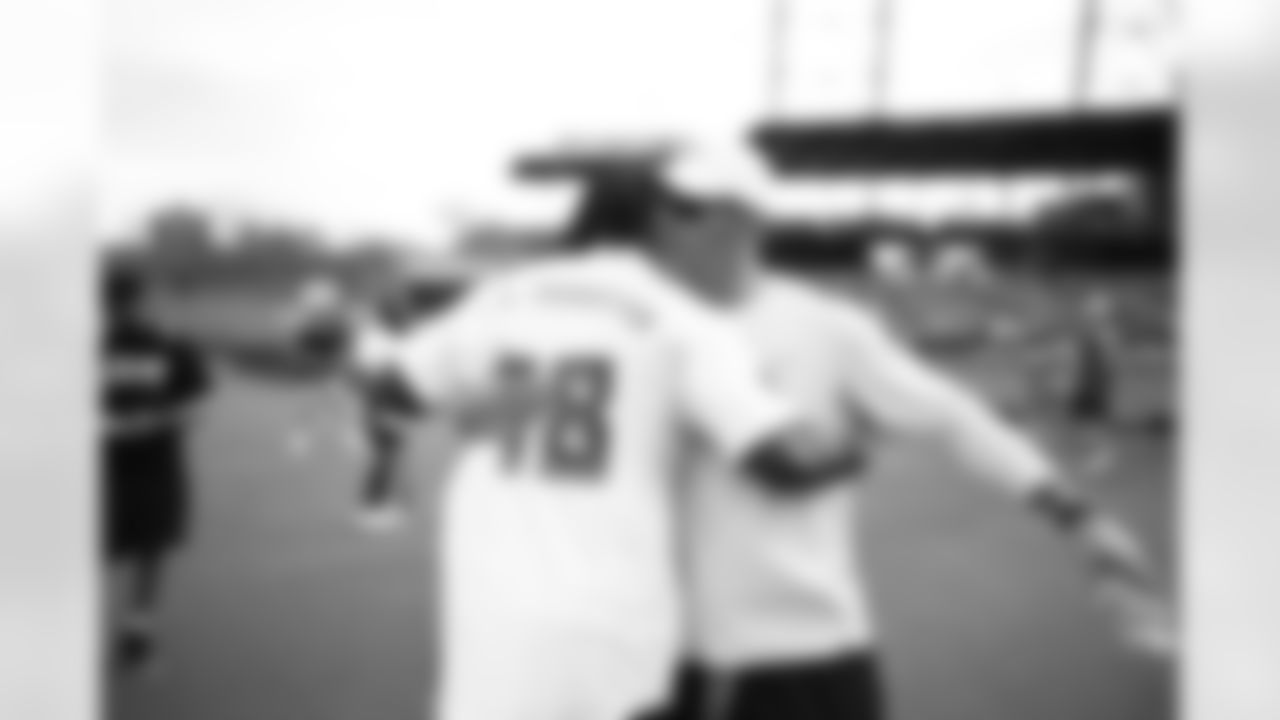 Arizona Cardinals quarterback Kyler Murray (1) hosts his inaugural Kyler Murray Foundation Charity Celebrity Softball Game at Salt River Fields at Talking Stick on Saturday, May 17, 2025 in Scottsdale, AZ.