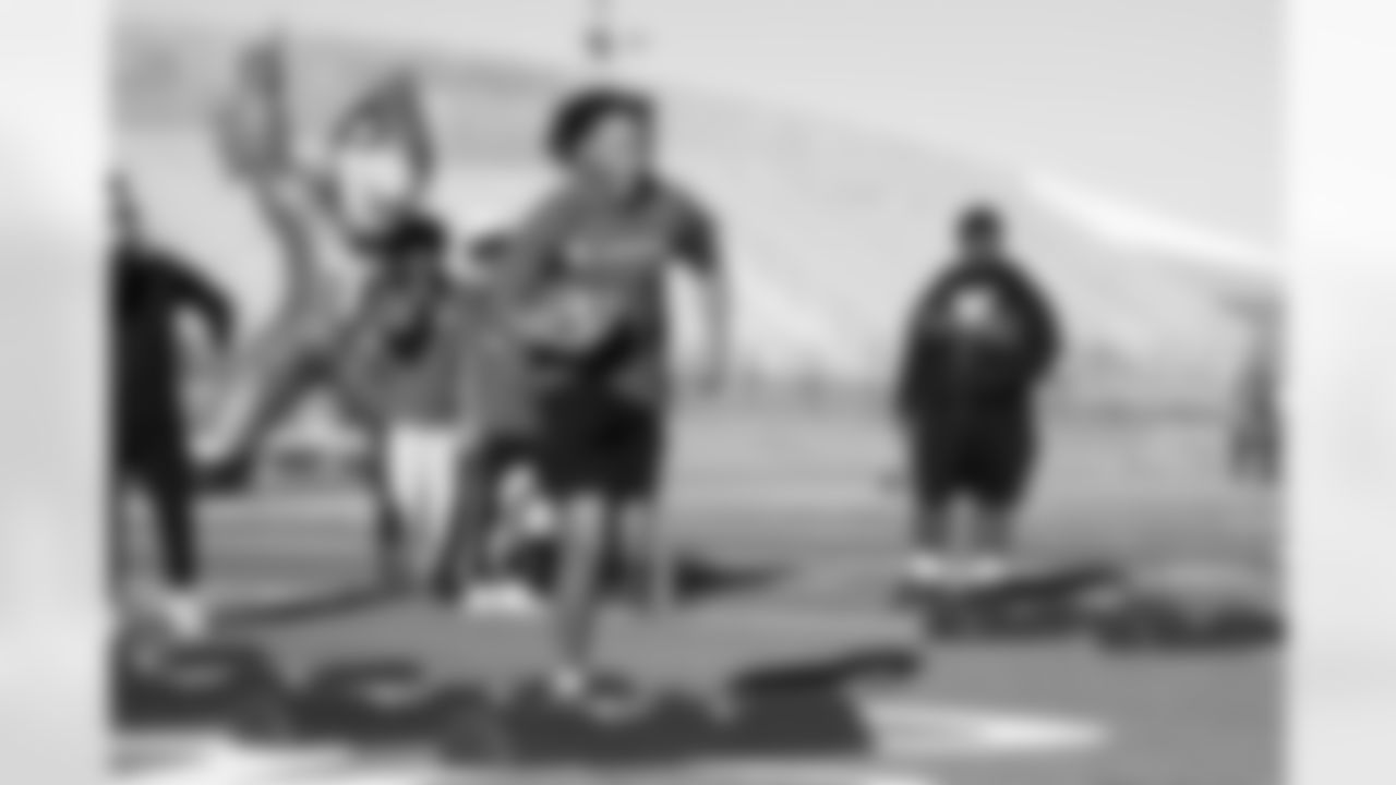 The Arizona Cardinals host a Youth Football Camp at Cesar Chavez High School presented by State Farm on Tuesday, Dec. 16, 2025 in Laveen Village, AZ.