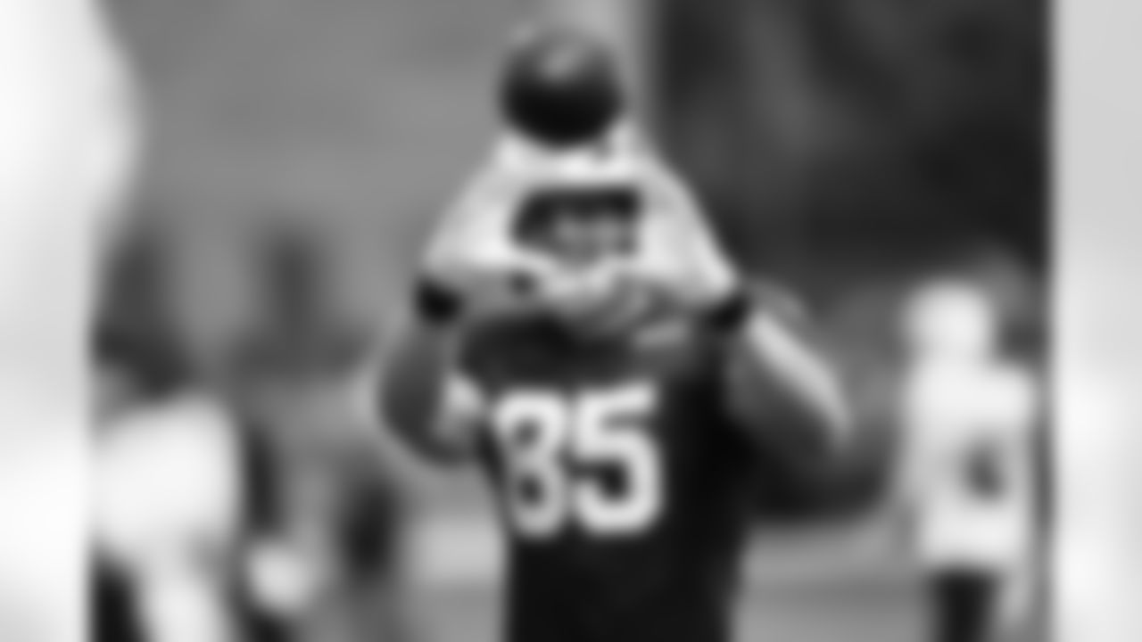 Arizona Cardinals tight end Trey McBride (85) during practice at the Dignity Health Training Facility on Thursday, Sep. 18, 2025 in Tempe, AZ.