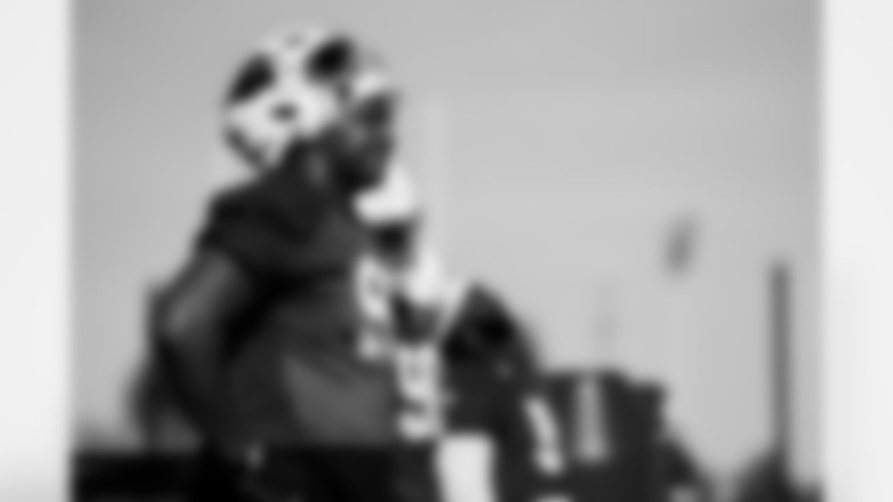 Arizona Cardinals defensive lineman Calais Campbell (93) during practice at the Dignity Health Training Facility on Thursday, Dec. 18, 2025 in Tempe, AZ.