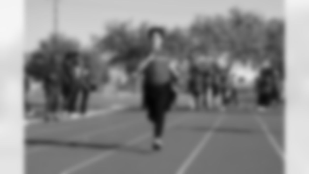 The Arizona Cardinals host a Youth Football Camp at Cesar Chavez High School presented by State Farm on Tuesday, Dec. 16, 2025 in Laveen Village, AZ.